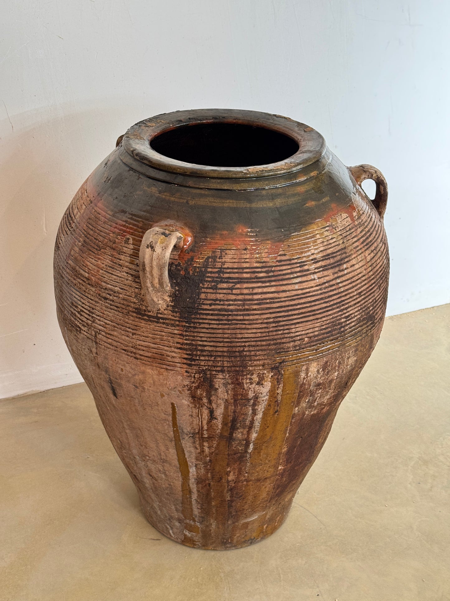 TERRACOTTA OIL JAR, 19TH-20TH CENTURY, 75cm high