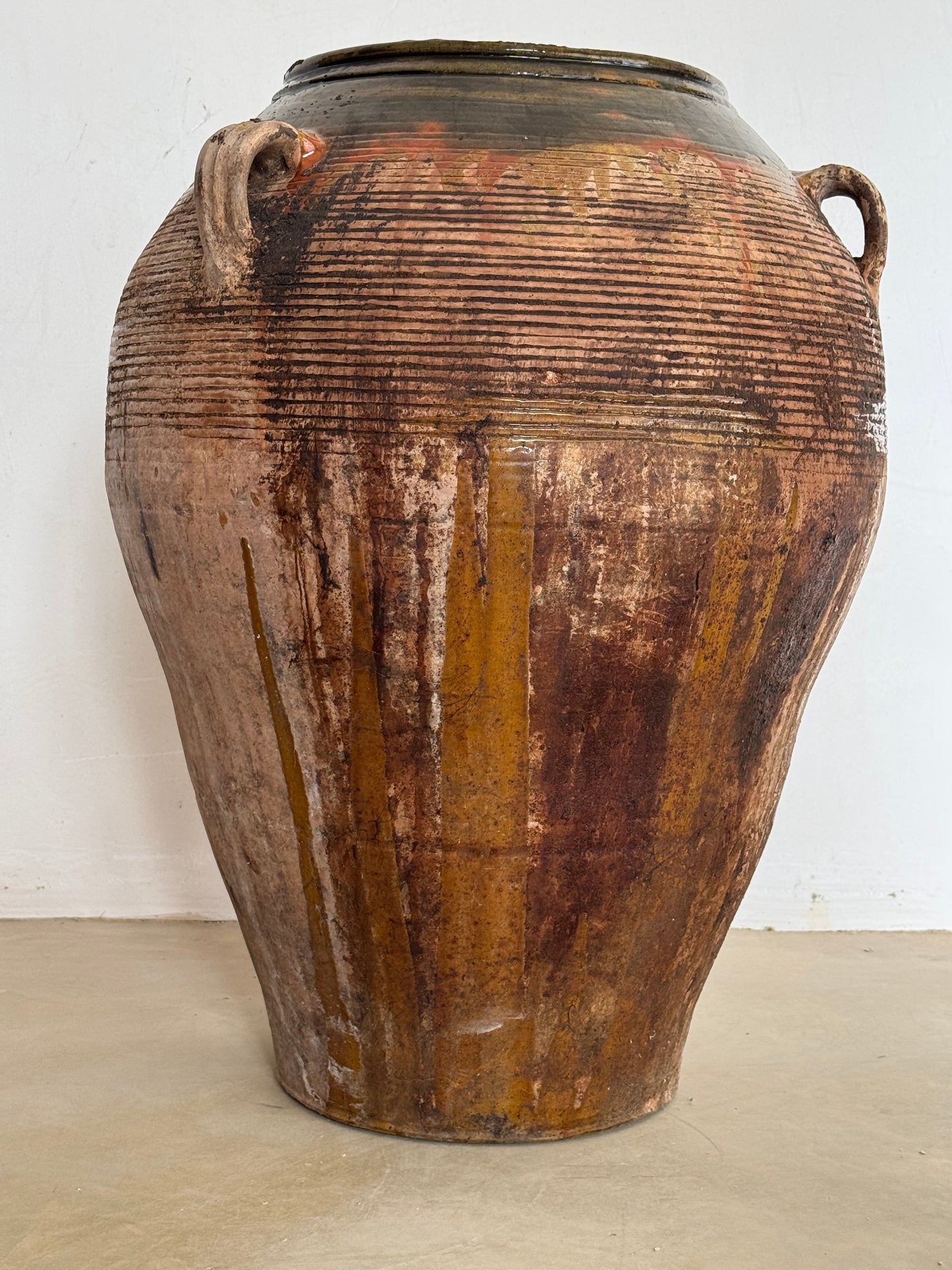 TERRACOTTA OIL JAR, 19TH-20TH CENTURY, 75cm high