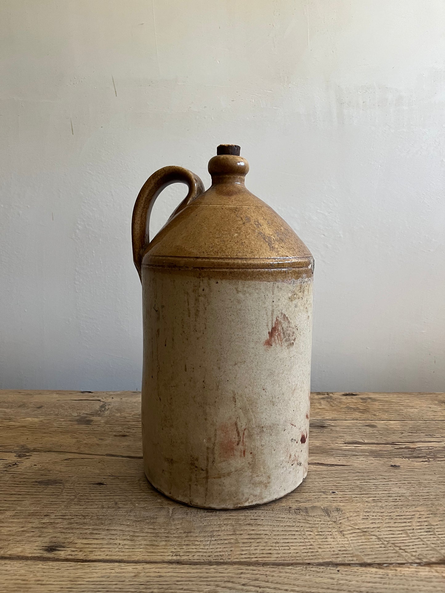 Jarra o Caneco ceramica vidriada XIX