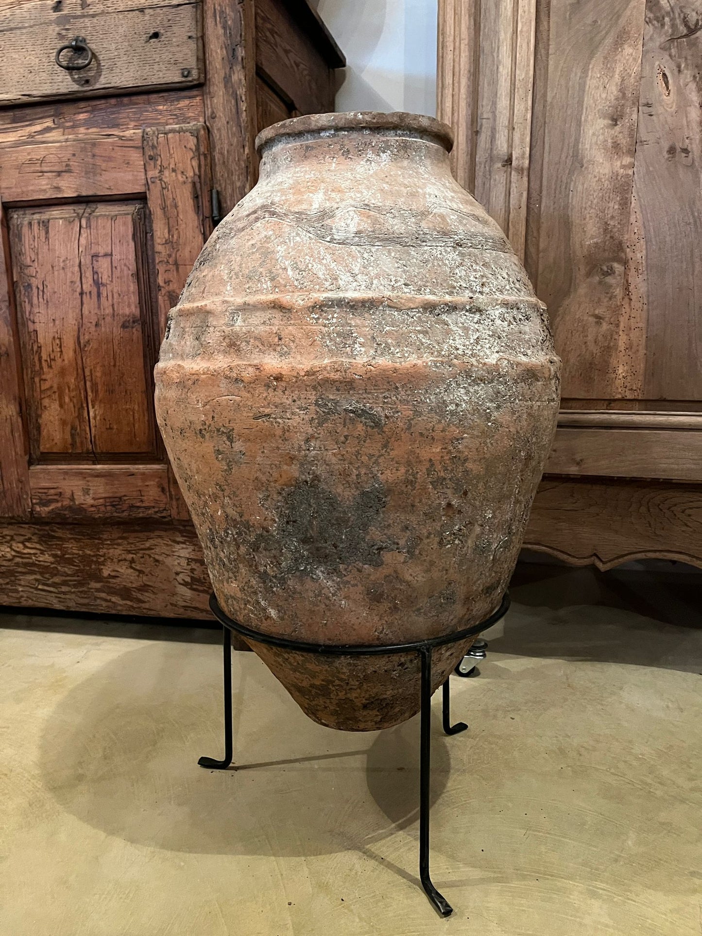 Anatolian terracotta storage jar, possibly 18th-19th century